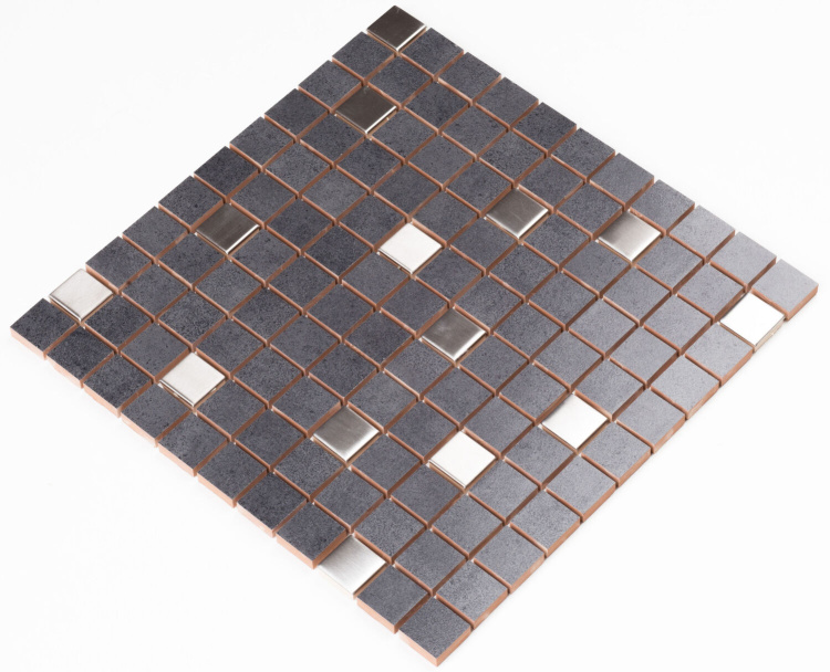 Мозаика керамическая Kotto Ceramica СМ 325027 C2 graphite/metal mat )  300 х 300 х 8   ( 25 х 25 )