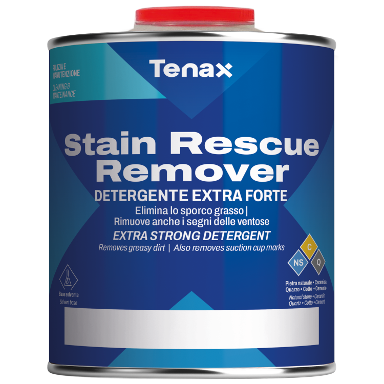 Очищувач Tenax Stain Rescue Remover 1 л, від жирових забруднень та слідів від присосок з каменю, кварцу