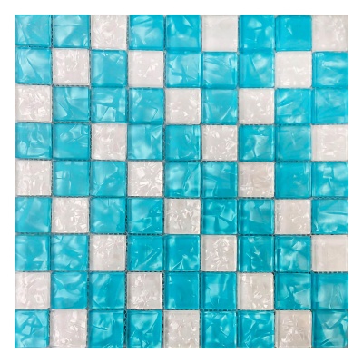 Мозаика из стекла Vivacer MIX BLUE