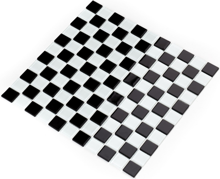 Мозаїка керамічна Kotto Ceramica GM 4002 CC black/white 300 х 300 х 4 ( 25 х 25 )
