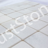 Мозаика из мрамора Матовая МКР-3СВ (47x47) White BI