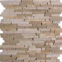 Мозаика Dune Mosaico Travertino Pencil 26*26 бежевая