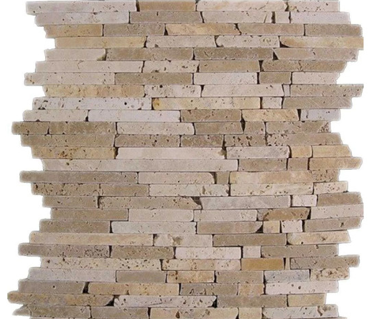 Мозаика Dune Mosaico Travertino Pencil 26*26 бежевая