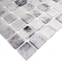 Мозаика стеклянная CALCUTTA WHITE AquaMo