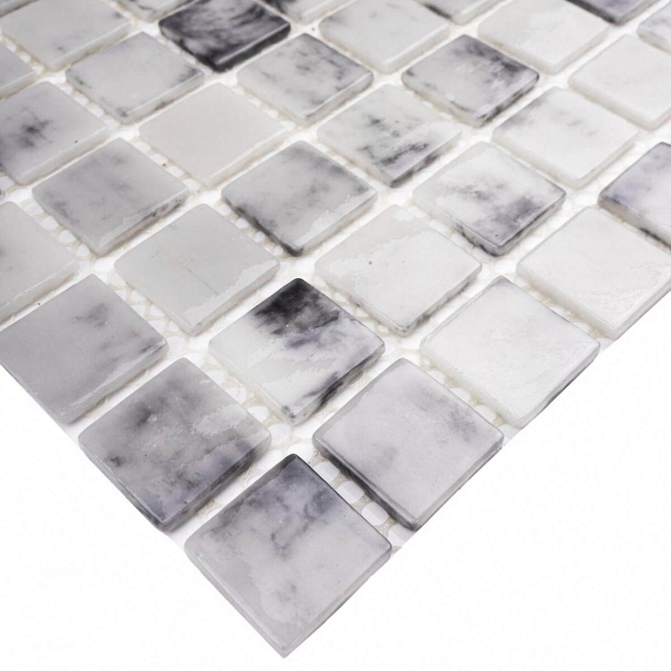 Мозаика стеклянная CALCUTTA WHITE AquaMo