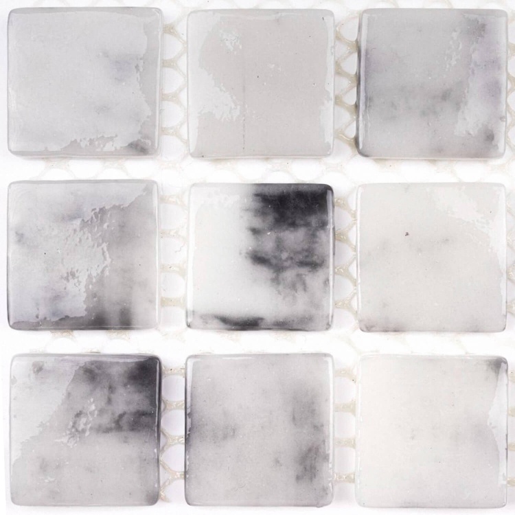 Мозаика стеклянная CALCUTTA WHITE AquaMo