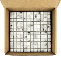 Мозаика стеклянная CALCUTTA WHITE AquaMo