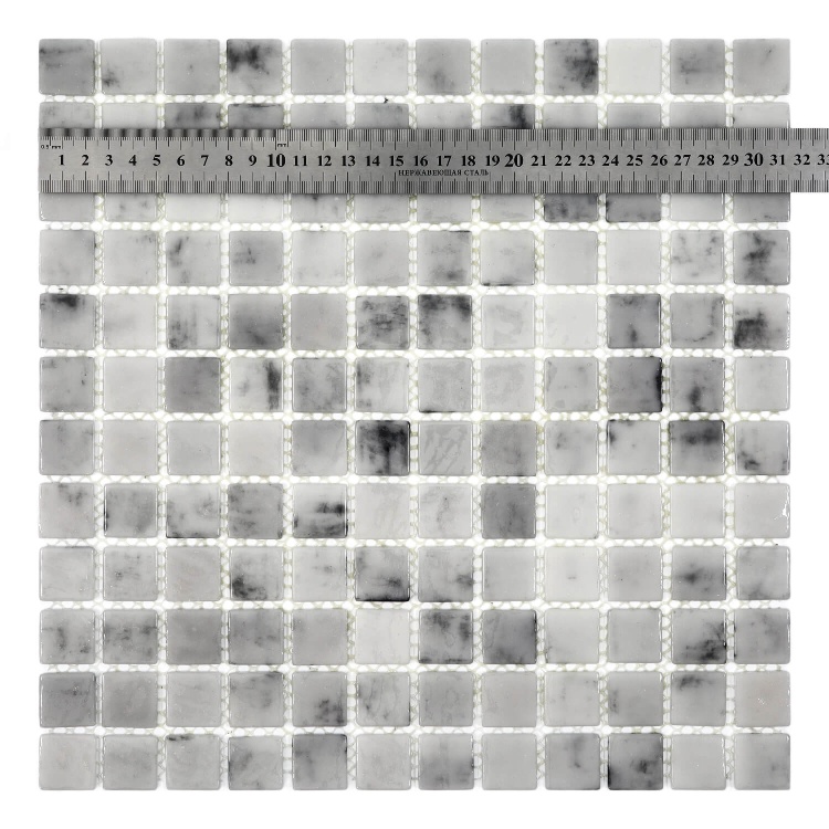 Мозаика стеклянная CALCUTTA WHITE AquaMo
