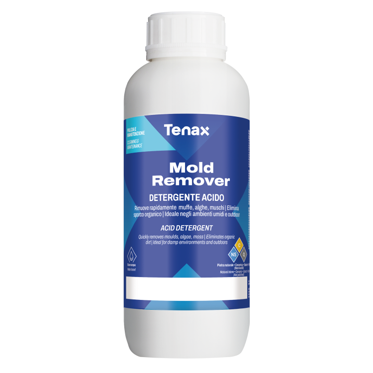 Очиститель Tenax Mold Remover 1 л, от органических загрязнений, плесени, водорослей, мха из неполированного камня