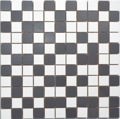 Мозаїка керамічна Kotto Ceramica СМ 325106 C2 estet white/estet graphite 300 х 300 х 9 ( 25 х 25 )