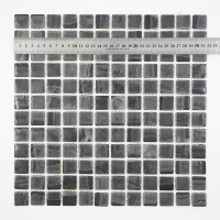 Мозаика стеклянная CEMENTO GREY AquaMo