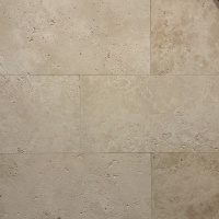 Плитка из травертина Light Brushed 1,2х30,5х61 см, бежевая брашированная Export