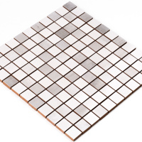 Мозаика керамическая Kotto Ceramica СМ 3020 C2 white/grey  300 х 300 х 9   ( 25 х 25 )