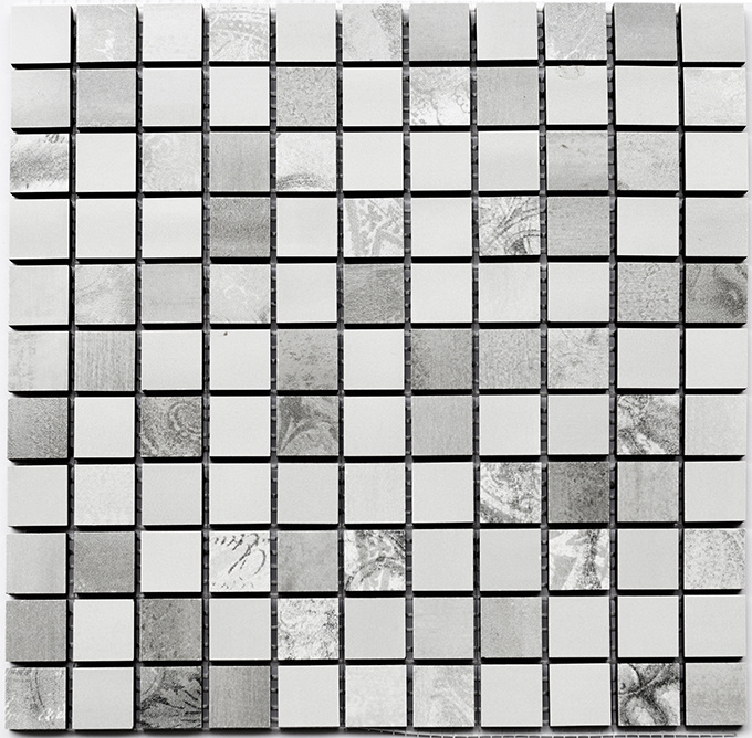 Мозаїка керамічна Kotto Ceramica СМ 3021 C3 impresion/gray/white 300 х 300 х 9 ( 25 х 25 )