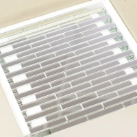 Мозаїка дзеркальна DecorStoneHub Zs-stik-Z срібляста 338х320 мм соломка для подіумів та сцен