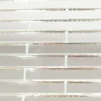 Мозаїка дзеркальна DecorStoneHub Zs-stik-Z срібляста 338х320 мм соломка для подіумів та сцен