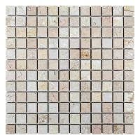Мозаїка з мармуру Полірована МКР-2П (23x23) Beige Mix
