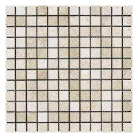 Мозаїка з мармуру Полірована МКР-2П (23x23) Beige Mix