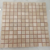 Мозаїка з мармуру Полірована МКР-2П (23x23) Beige Mix
