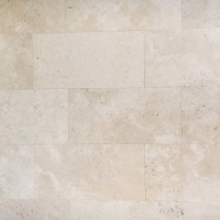 Плитка из травертина Light Brushed 1,2х30,5х61 см, бежевая брашированная Standart