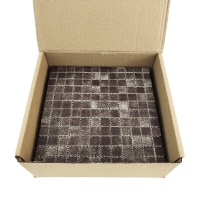 Стеклянная мозаика PW25207 ANTI DARK BROWN