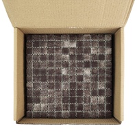 Стеклянная мозаика PW25207 ANTI DARK BROWN