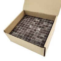 Стеклянная мозаика PW25207 ANTI DARK BROWN