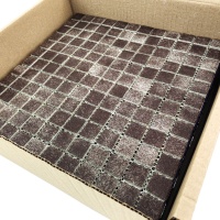 Стеклянная мозаика PW25207 ANTI DARK BROWN