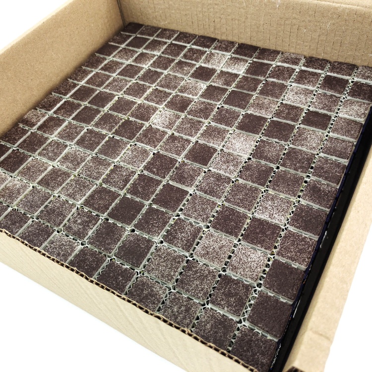 Стеклянная мозаика PW25207 ANTI DARK BROWN