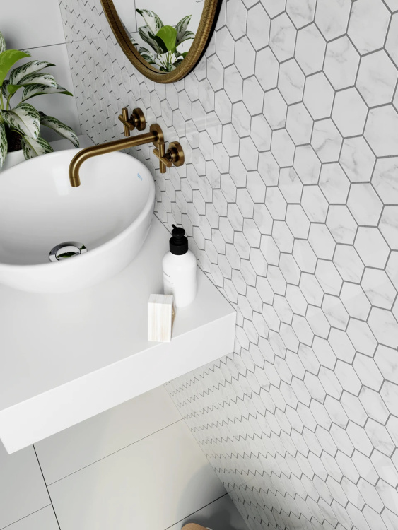 Мозаика керамическая Kotto Ceramica HEXAGON HP 6032  Мат 295 х 295 х 9