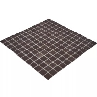 Мозаїка скляна PW25207 DARK BROWN