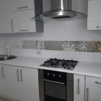 Мозаїка дзеркальна DecorStoneHub Zs-смуга-Z срібляста 1000х85 мм квадрат для інкрустації сходів