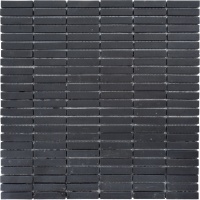 Мозаика из керамогранита Kotto Ceramica MI7 10500506C Nero  300 x 300 х 10  ( прямоугольник 10 x 50 )