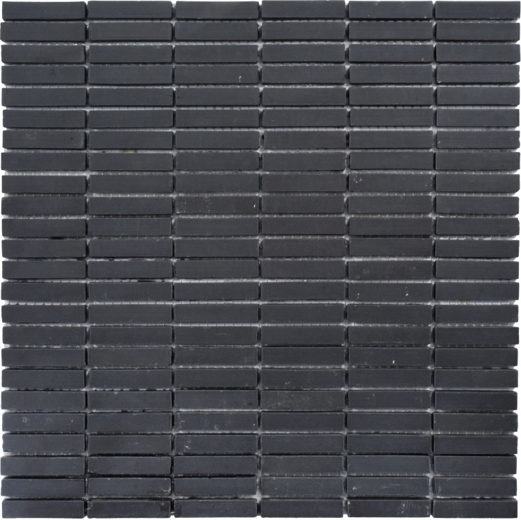 Мозаика из керамогранита Kotto Ceramica MI7 10500506C Nero  300 x 300 х 10  ( прямоугольник 10 x 50 )