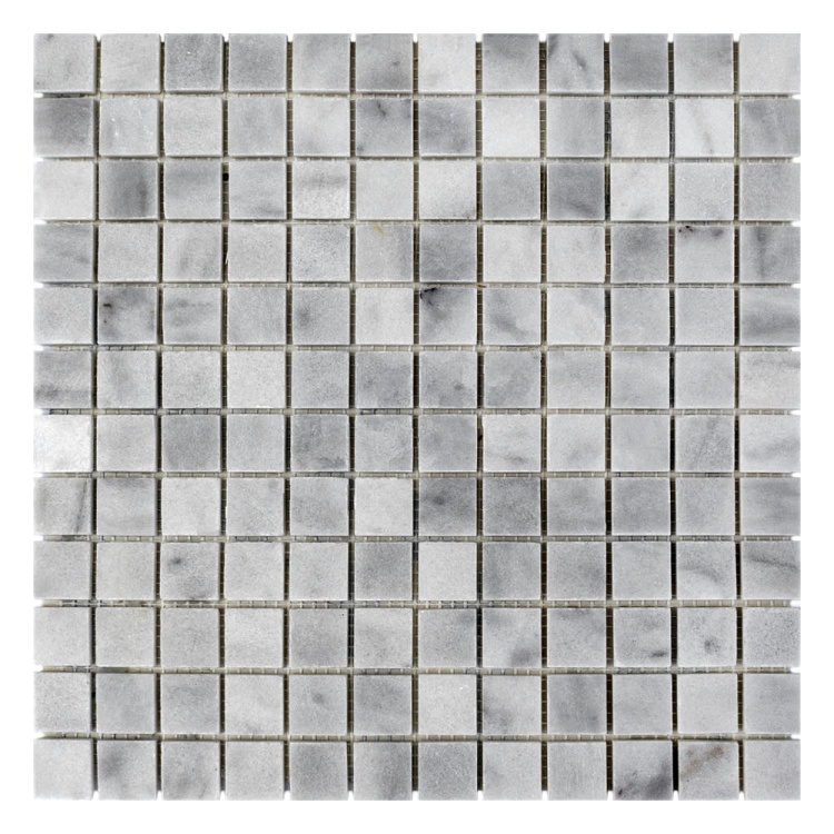 Мозаика из мрамора Полированная МКР-2П (23x23) White Mix