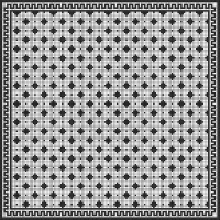 Мозаїка з керамограніту Kotto Ceramica MI7 K060608 Eleganza фриз кутовий Nero/Salino 300х96х10 (10х10)
