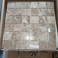 Мозаика из мрамора Полированная МКР-3П (47x47) Emperador Light
