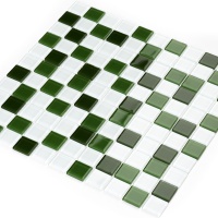 Мозаика керамическая Kotto Ceramica GM 4030 C3 green d/green m/white  300 х 300 х 4   ( 25 х 25 )
