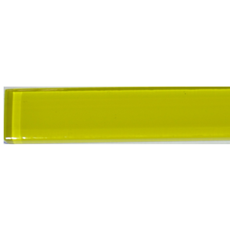 Фриз стеклянный Kotto Ceramica GF 601518 yellow  15 х 600 х 8