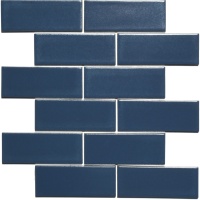 Мозаїка керамічна Kotto Ceramica BRICK B 6008 Steel Blue 300x300х9 (48х124) 0,075 м2