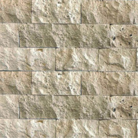 Плитка из травертина Classic Light Split Face 2х10см х FL (свободная длина) бежевая с колотой поверхностью Плитка из травертина Classic Light Split Face 2х10см х FL (свободная длина) бежевая с колотой поверхностью